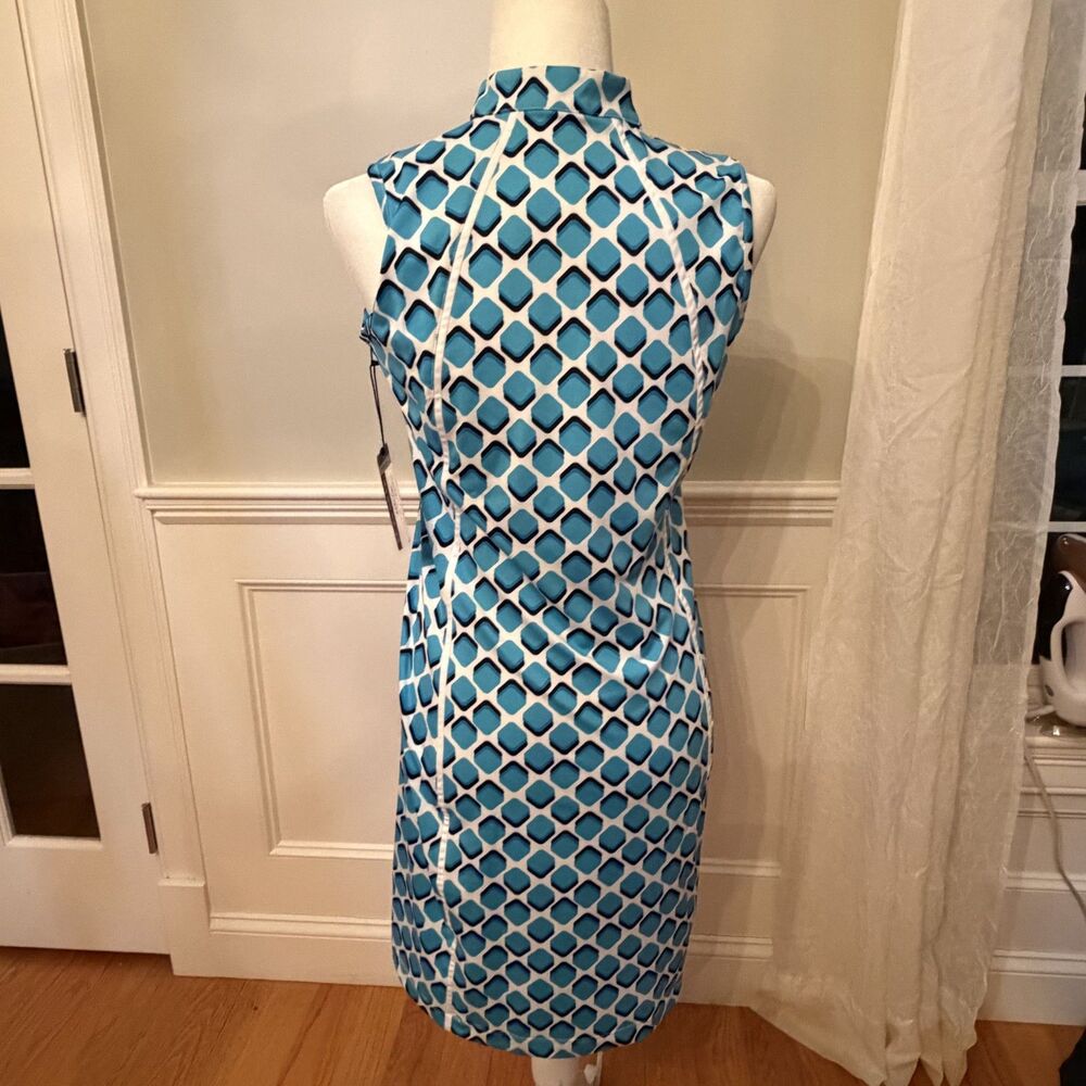 NWT Tail Activewear Sleeveless Quarter Zip Golf Dress Blue Size S - Picture 6 of 10